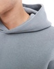 Bershka boxy hoodie in light blue