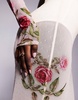 AFRM Rowan high neck mesh maxi dress in falling rose print