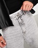 Bershka baggy jeans in gray