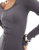 Brave Soul ribbed jersey dress in slate gray