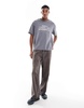 Bershka living the legacy t-shirt in gray