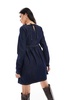 Miss Selfridge fit and flare long sleeve denim dress