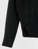 Brave Soul Petite grunge crew neck sweater in black