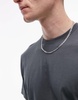 ARKET jersey t-shirt in gray