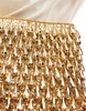 ASOS DESIGN all over beaded zip top clutch bag in gold