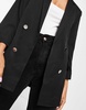 Stradivarius oversized blazer in black