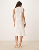 ASOS DESIGN lace knit awkward length skirt in ecru - part of a set