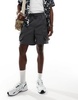 ADPT technical cargo short in dark gray