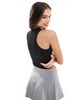 adidas Originals essential ribbed tank top in black