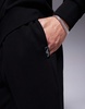 Emporio Armani Bodywear crew neck textured sweatpants in black - part of a set