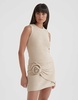 4th & Reckless sleeveless boucle knit top in camel - part of a set