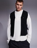 ASOS DESIGN utility vest in black