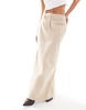 4th & Reckless wool maxi skirt in beige - part of a set