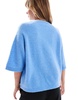 & Other Stories alpaca short sleeve knit sweater in blue