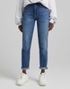 Bershka mom jean in dark stone