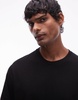 ARKET jersey t-shirt in black