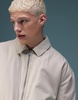 ASOS DESIGN oversized harrington jacket in stone