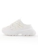 ASOS DESIGN chunky mule sneakers in white