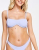 Billabong So Dazed rib underwire bikini top in blue