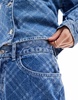 ASOS DESIGN dad jean in check print