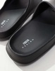 ASOS DESIGN chunky sliders in black