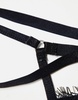 Ann Summers Infinite crotchless foldover set in black