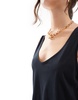 ASOS DESIGN ultimate tank top with scoop neck in cotton in black - BLACK