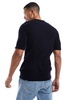 Brave Soul knit textured button up top in ecru