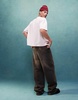 ASOS DESIGN baggy jeans in brown wash
