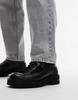 AllSaints Hank leather combat boots in black