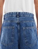 Bershka standard fit jeans in mid blue