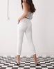 Amy Lynn lace capri pants in white