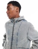 ASOS DESIGN oversized hooded denim jacket
