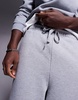 ASOS DESIGN heavyweight oversized sweatpants in 400gsm gray
