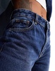 Bershka high rise 90s wide leg jeans in indigo wash