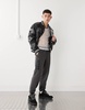 Aape By A Bathing Ape side logo cuffed sweatpants in washed gray