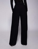 River Island wide leg tailored pants in black