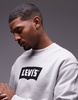 Levi's vintage batwing logo sweatshirt in gray heather