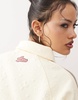 Aape By A Bathing Ape quarter-zip french fleece in ivory