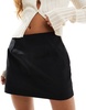 ASOS DESIGN micro skort in black