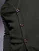 ASOS DESIGN knitted cardigan in dark green - part of a set