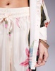 River Island botanical print wide leg pants in cream - part of a set