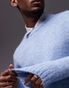 Topman relaxed fit sweater in light blue