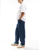 ASOS DESIGN baggy jeans in dark wash blue