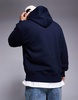 ASOS DESIGN premium heavyweight oversized hoodie in navy
