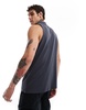 ASOS DESIGN relaxed tank top in black with grunge all over print