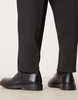 ASOS DESIGN monk shoes in black leather