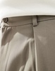 Bershka balloon tailored pants in beige