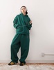 COLLUSION heavyweight logo relaxed sweatpants