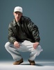 ASOS DESIGN oversized faux leather wadded harrington jacket in khaki